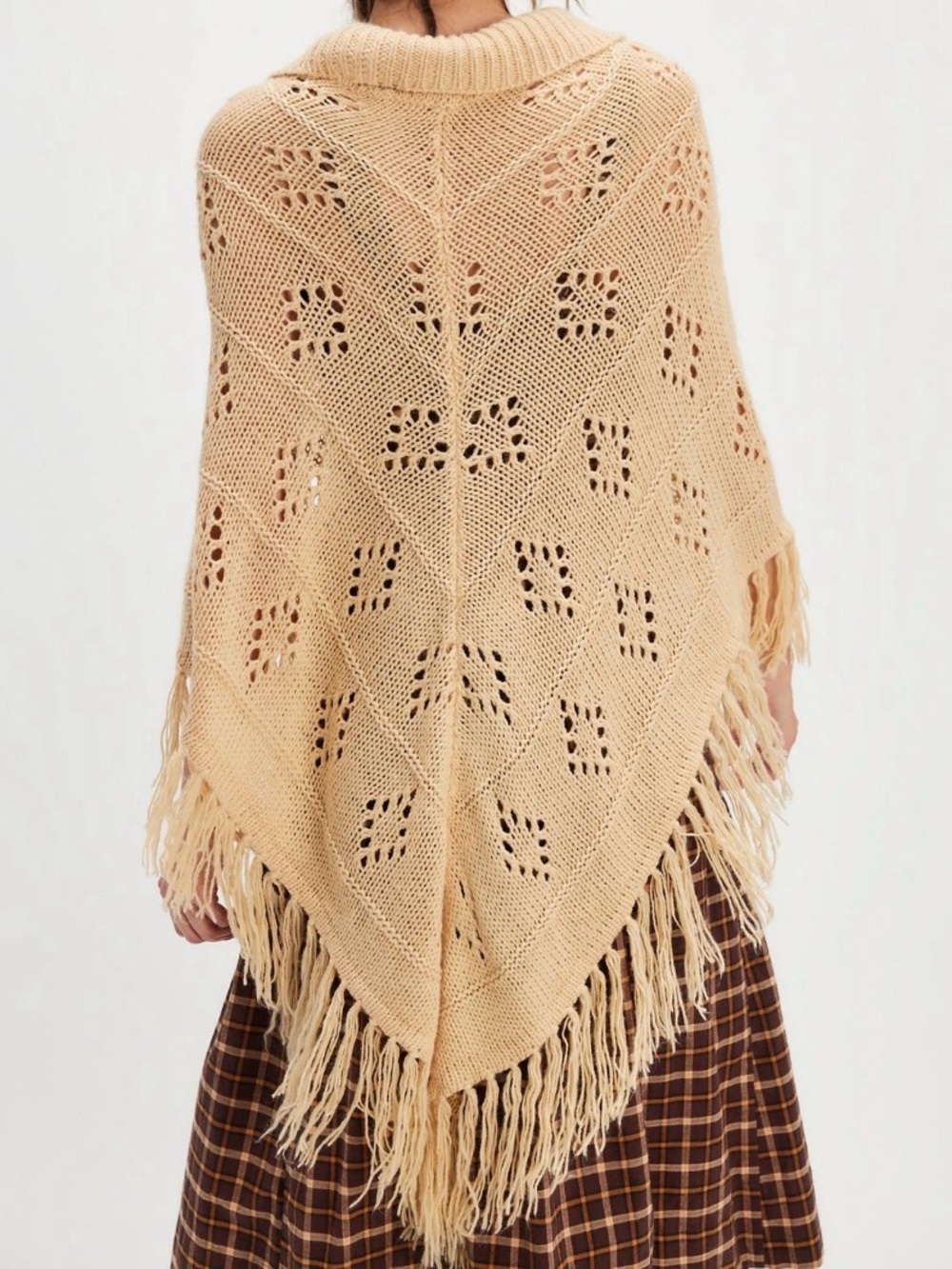 Free People Eyelet Knit Poncho - Picture 5 of 6